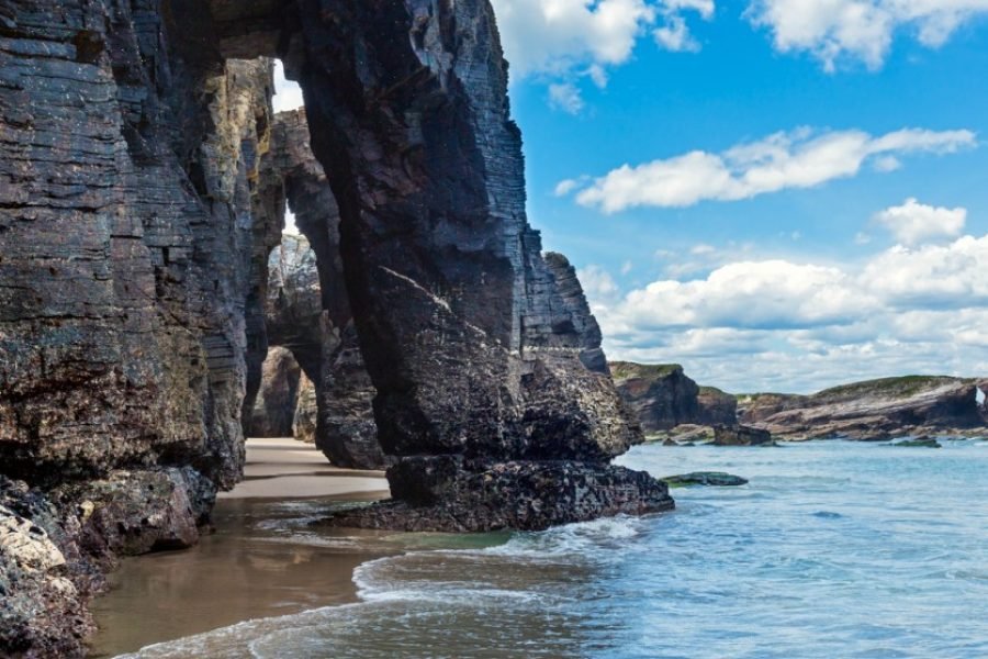 playa de las catedrals en Ribadeo, Lugo